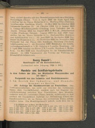 I. Im Bezirk der Industrie- und Handels-kammer zu Berlin.