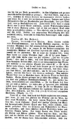 Laufen, (s. Art. Gehen)