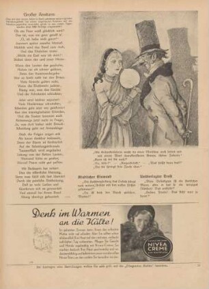 "Als Gedankenleserin mußt du einen Menschen auch sofort ..."