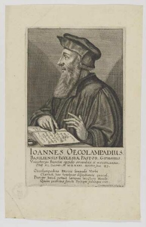 Bildnis des Ioannes Oecolampadius