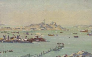 Lüderitzbucht mit der Anlagebrücke