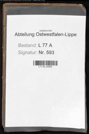 Einführung der Klassensteuer in Lemgo (Einkommensteuer)