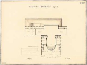 Staatstheater Kassel: Grundriss Oberrang 1:200