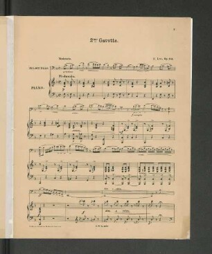 2me Gavotte. [Piano.]