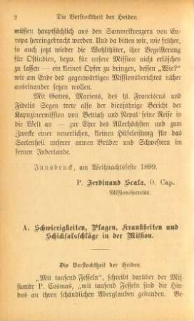 A. Schwierigkeiten, Plagen, Krankheiten und Schicksalsschläge in der Mission