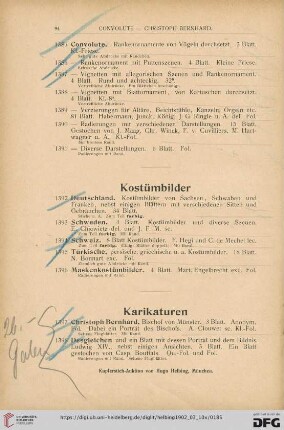Karikaturen (Nr. 1397 - 1416)