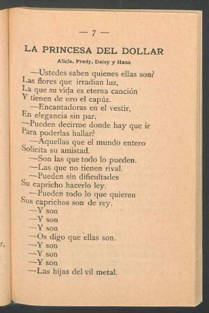 La Princesa del Dollar