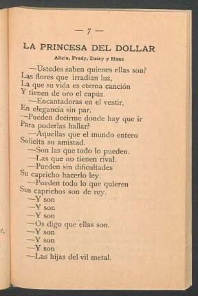 La Princesa del Dollar