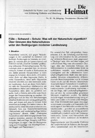 Nr. 10 - 94. Jahrgang - Neumünster, Oktober 1987