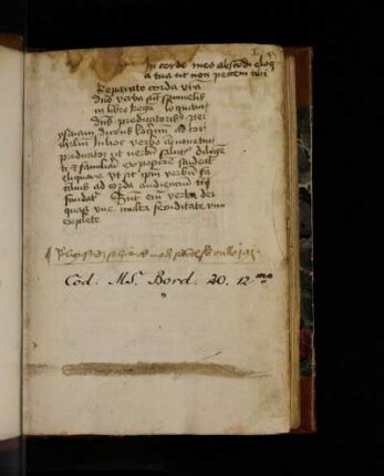Hugo de Sancto Caro: Liber de doctrina et praeparatione cordis