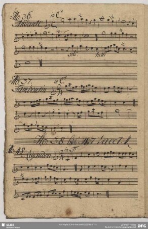 36. Anonymus, Andante, C-Dur