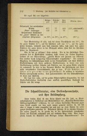 ¬Die¬ Schundliteratur, eine Verbrechensursache, und ihre Bekämpfung