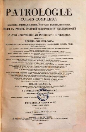 Venerabilis Bedae, Anglo-Saxonis presbyteri, opera omnia, 4