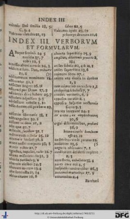 Index III. Verborum Et Formularum.
