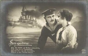 Sei getreu. Mag das Schiff auf Wellen schwanken [...]