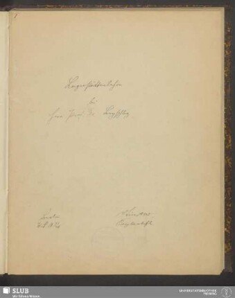 Lagerstättenlehre bei Herrn Prof. Dr. Beyschlag - XVII 733 4.