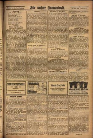 Zweite Ausgabe vom Donnerstag, den 05. Mai 1927.