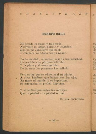 Soneto CXLII