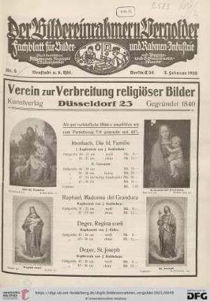 Nr. 5 (3. Februar 1925)