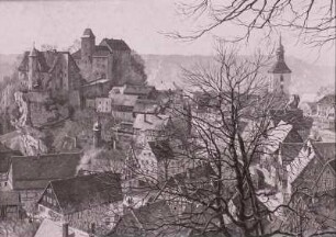Blick auf Hohnstein