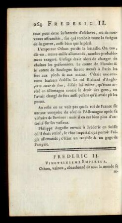 Frederic II. Vingt-Sixieme Empereur.
