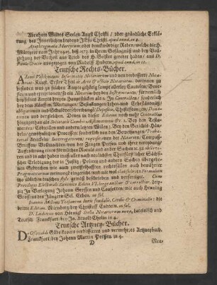 Teutsche Artzney-Bücher.