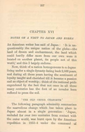 Chapter XVI. Notes on a visit to Japan and Korea