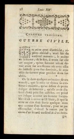 Chapitre Troisieme. Guerre Civile
