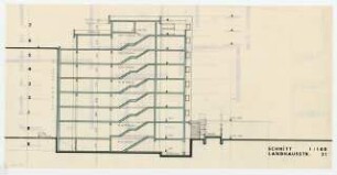Ravenna-Haus Bundesallee 36-37 / Landhausstraße 31, Berlin-Wilmersdorf: Schnitt 1:100