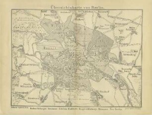 Karte: Übersichtskarte von Berlin