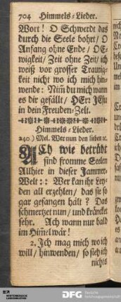 Himmels-Lieder.