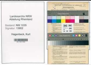 Entnazifizierung Kurt Hagenbeck , geb. 04.08.1922 (Kaufmaennischer Angestellter)