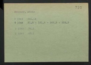 Bronner, Alois