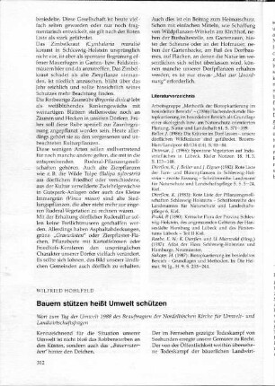 Bauern stützen heißt Umwelt schützen