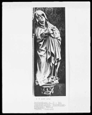 Zwölfbotenaltar, Altarschrein mit Mater Dolorosa