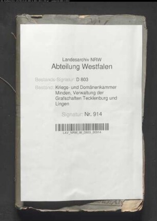 Die Beschwerden der Untertanen über Dienste und Dienstgelder in der Grafschaft Lingen