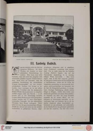 III. Ludwig Habich