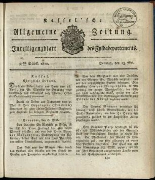 57tes Stueck, Sonntag, den 13. Mai 1810