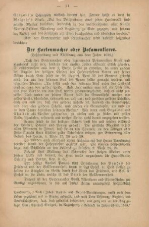 Der Bortenmacher oder Posamentierer