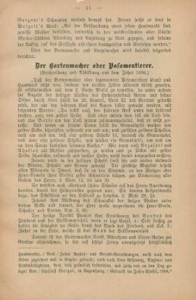 Der Bortenmacher oder Posamentierer