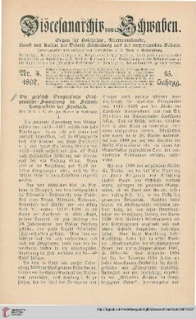 15: Die Gräflich Douglas'sche Glasgemälde-Sammlung im Schlosse Langenstein bei Stockach, [1]