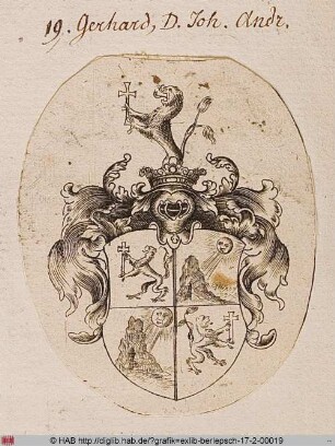 Wappen des Joh. Andr. Gerhard