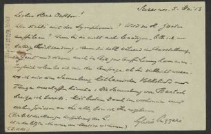 Brief an Ludwig Strecker an B. Schott's Söhne : 05.05.1913
