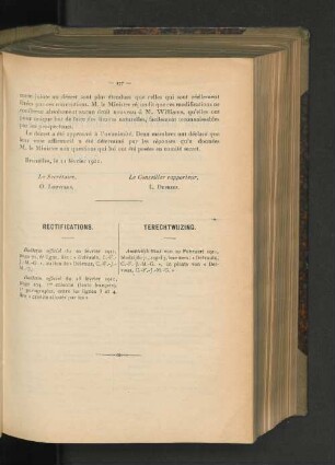 Rectifications.