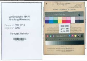 Entnazifizierung Heinrich Terhorst , geb. 31.05.1898 (Schneider)