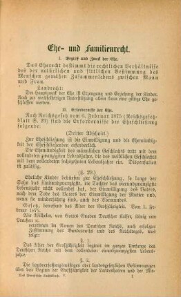 I. Begriff und Zweck der Ehe