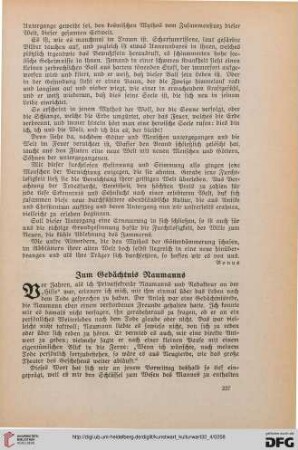 32: Zum Gedächtnis Naumanns
