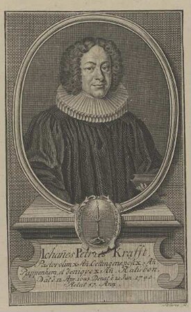 Bildnis des Iohannes Petrus Krafft