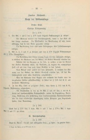 Zweiter Abschnitt. Recht der Abkömmlinge