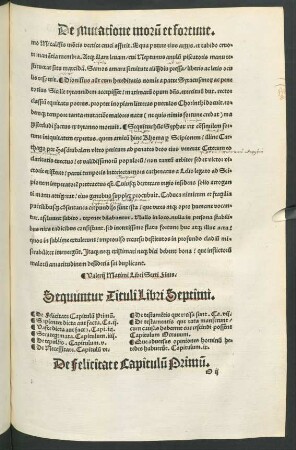 Sequuntur Tituli Libri Septimi.